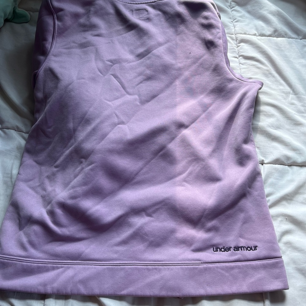 Under armor light purple hoodie
